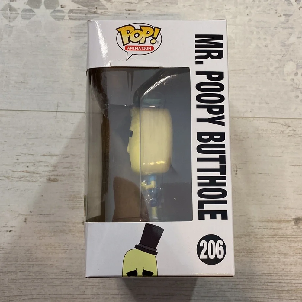 Funko Pop Mr Poopy Butthole #206 Rick and Morty Exclusive Figure - Picture 4 of 9
